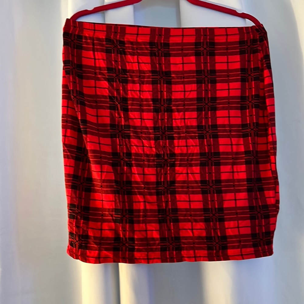 Plaid Stretchy Boohoo skirt